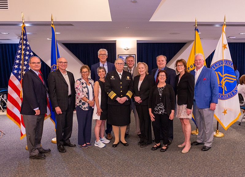 ACBTSA Group Photo of Committee with ADM Levine