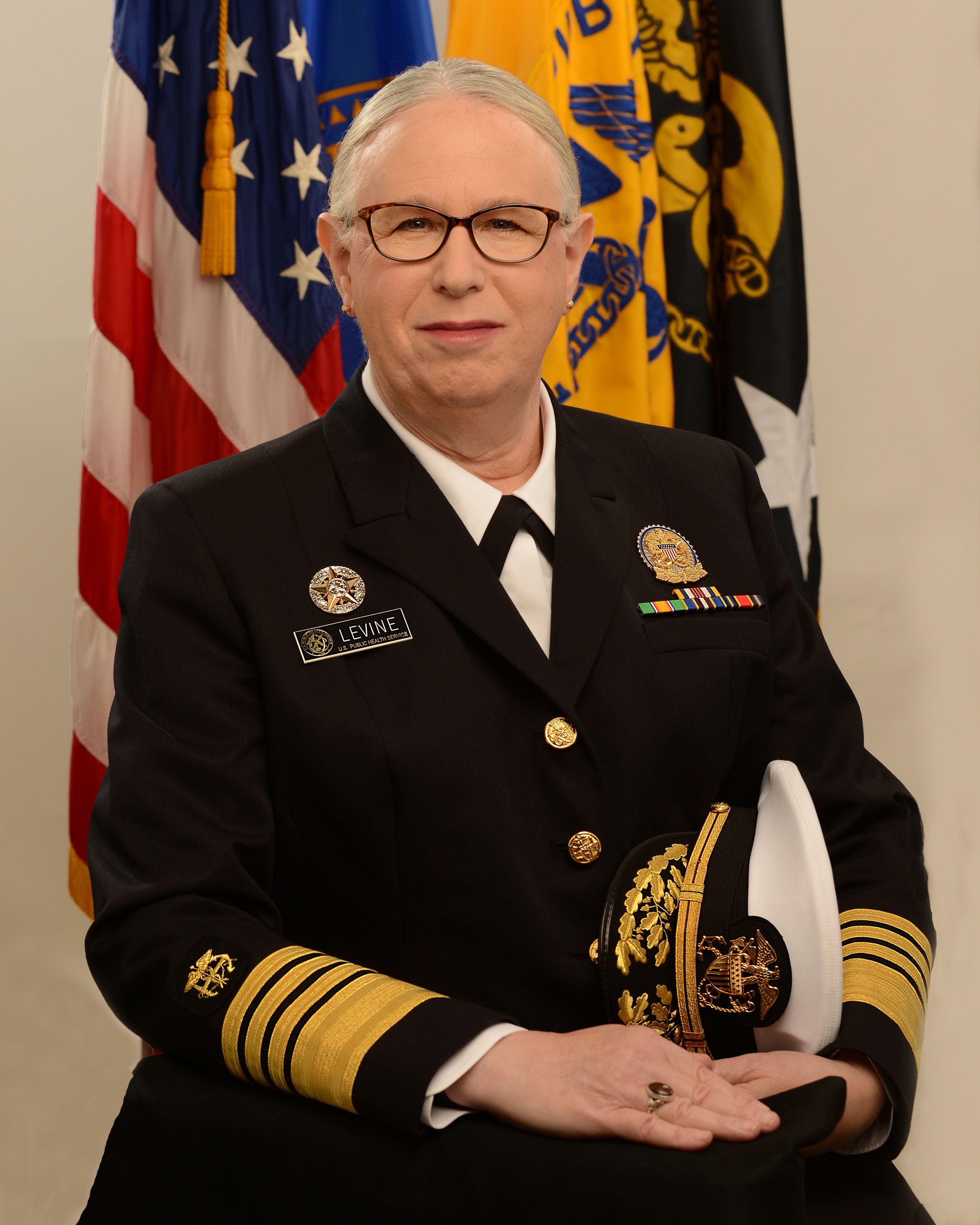 Admiral Rachel Levine, Assistant Secretary for Health & Head of the United States Public Health Service Commissioned Corps., Department of Health and Human Services headshot