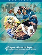 Cover page for Department of Health and Human Service Agency Financial Report for Fiscal Year 2024