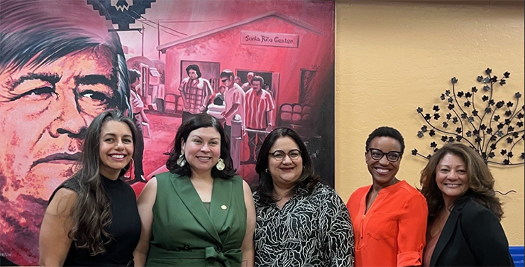 OCR Director Melanie Fontes Rainer visiting Chicanos Por La Causa in Arizona.