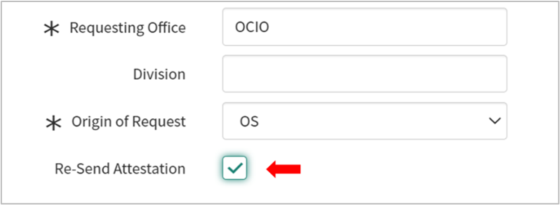 Figure 8: Re-Send Attestation