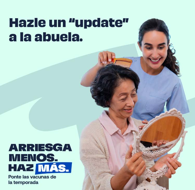 Hazle un update a la abuela miniatura de anuncio