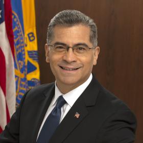 Xavier Becerra, Secretary, U.S. Department Health and Human Services office portrait