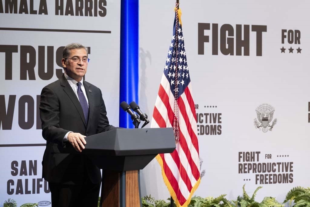 Secretary Becerra delivers remarks at Vice President Harris’s “Fight for Reproductive Freedoms” tour.