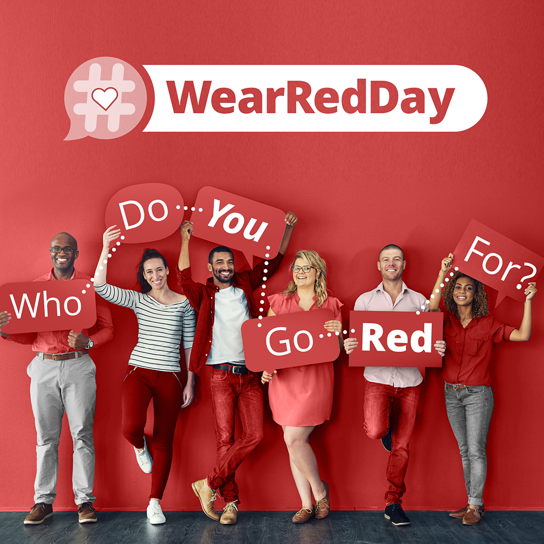 Did you wear your red today?! To promote Heart Health month, we  participated in #nationalwearredday ♥️!