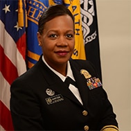 Headshot of RADM Denise Hinton