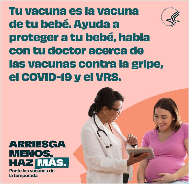 Your vaccine is your baby's vaccine ad for pregnant people thumbnail