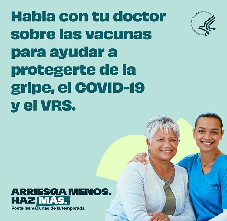 Miniatura del gráfico "Habla con tu doctor" para Facebook, Instagram, LinkedIn, Snapchat y X