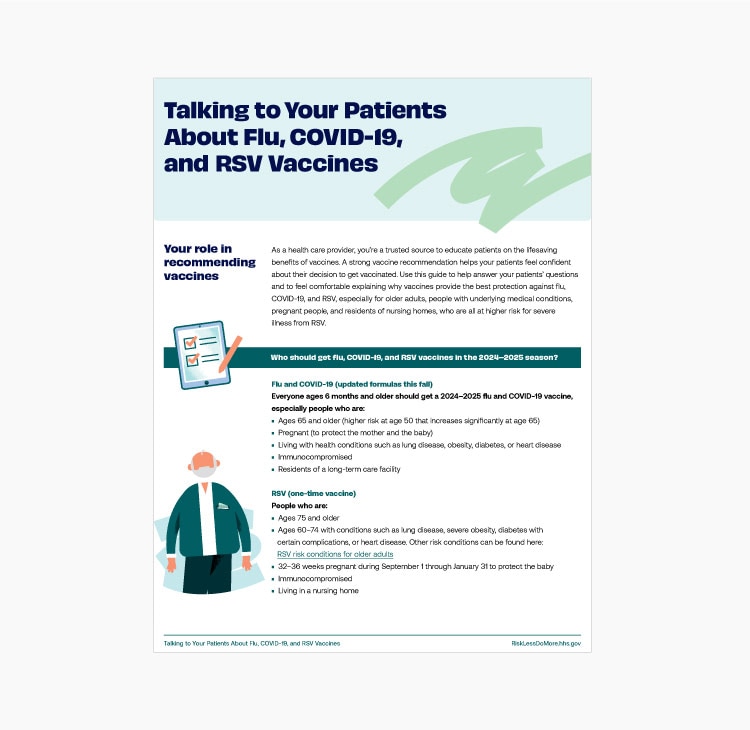 Talking to Your Patients About Flu, COVID-19, and RSV Vaccines preview